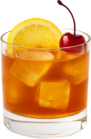 Christmas Spiced Rum Sour cocktail