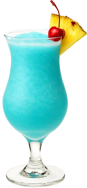 Frozen Blue Hawaiian cocktail