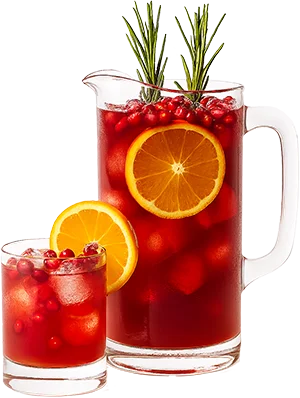 Holiday Cheer Sangria cocktail