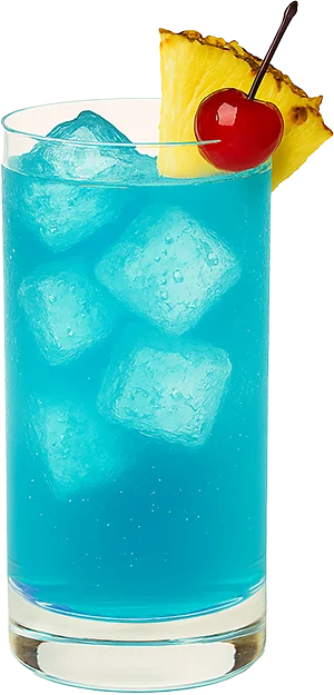 Tropical Blue Lagoon cocktail